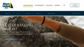 What Shoreunitedbank.com website looked like in 2018 (5 years ago)