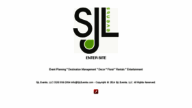 What Sjlevents.com website looked like in 2018 (5 years ago)