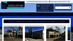 What Sbcproperty.com website looked like in 2018 (5 years ago)