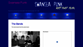 What Swanseapunk.co.uk website looked like in 2018 (5 years ago)
