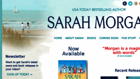 What Sarahmorgan.com website looked like in 2018 (5 years ago)