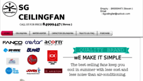 What Sgceilingfan.com website looked like in 2018 (5 years ago)