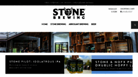 What Shop.stonebrewing.com website looked like in 2018 (5 years ago)