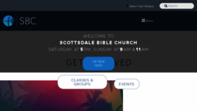 What Scottsdalebible.com website looked like in 2018 (5 years ago)