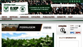 What Sistemafaep.org.br website looked like in 2018 (5 years ago)