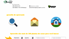 What Soprojetos.com.br website looked like in 2018 (7 years ago)