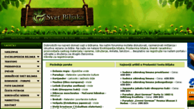 What Svetbiljaka.com website looked like in 2018 (5 years ago)