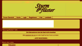What Sturm-gefluester.info website looked like in 2018 (5 years ago)
