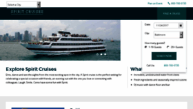 What Spiritcruises.com website looked like in 2018 (5 years ago)