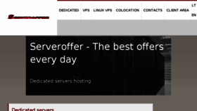 What Serveroffer.lt website looked like in 2018 (5 years ago)