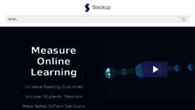 What Stackup.net website looked like in 2018 (5 years ago)