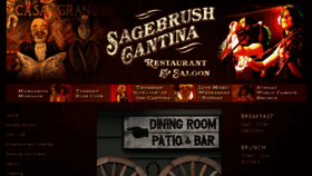 What Sagebrushcantina.com website looked like in 2018 (5 years ago)