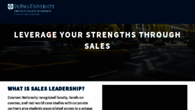 What Salesleadershipcenter.com website looked like in 2018 (5 years ago)