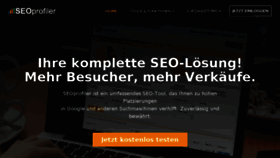 What Seoprofiler.de website looked like in 2018 (5 years ago)