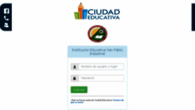 What Sanpablo.ciudadeducativa.com website looked like in 2018 (5 years ago)