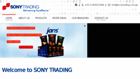 What Sonytrading.com.au website looked like in 2018 (5 years ago)