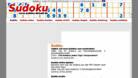 What Sudoku-topical.com website looked like in 2018 (5 years ago)