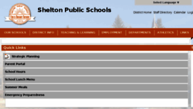 What Sheltonpublicschools.org website looked like in 2018 (5 years ago)