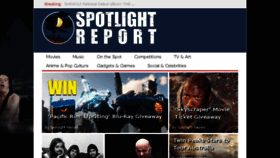 What Spotlightreport.net website looked like in 2018 (5 years ago)