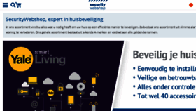 What Securitywebshop.nl website looked like in 2018 (5 years ago)