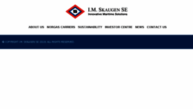 What Skaugen.com website looked like in 2018 (5 years ago)