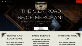 What Silkroadspices.ca website looked like in 2018 (5 years ago)