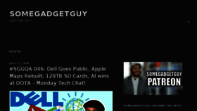 What Somegadgetguy.com website looked like in 2018 (5 years ago)