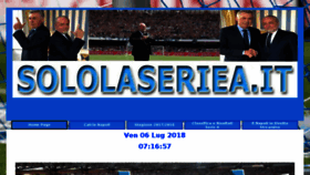 What Sololaseriea.it website looked like in 2018 (5 years ago)