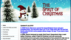 What Spiritofchristmas1.com website looked like in 2018 (5 years ago)