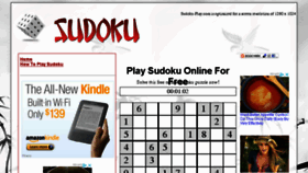 What Sudoku-play.com website looked like in 2018 (5 years ago)