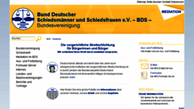 What Schiedsamt.de website looked like in 2018 (5 years ago)