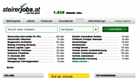 What Steirerjobs.at website looked like in 2018 (5 years ago)