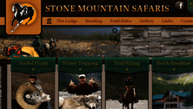 What Stonemountainsafaris.com website looked like in 2018 (5 years ago)