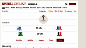 What Speigel.de website looked like in 2018 (5 years ago)