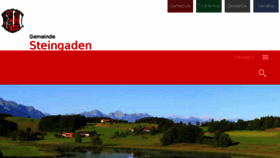 What Steingaden.de website looked like in 2018 (5 years ago)