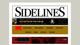 What Sidelinesnews.com website looked like in 2018 (5 years ago)