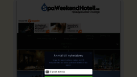 What Spaweekendhotell.se website looked like in 2018 (5 years ago)