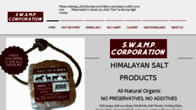 What Swampcorp.com website looked like in 2018 (5 years ago)