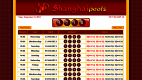 What Shanghaipools.com website looked like in 2018 (5 years ago)