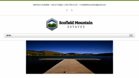 What Scofieldmountain.com website looked like in 2018 (5 years ago)