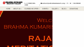 What Svbrahmakumaris.org website looked like in 2018 (5 years ago)