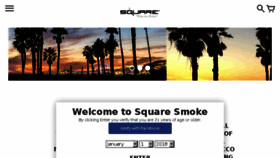 What Squaresmoke.com website looked like in 2018 (5 years ago)