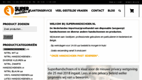 What Superhandschoen.nl website looked like in 2018 (5 years ago)