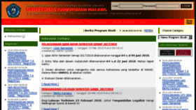 What Siakad.unikama.ac.id website looked like in 2018 (5 years ago)