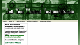 What Sellyourmusicalinstruments.com website looked like in 2018 (5 years ago)