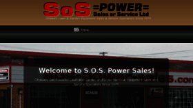 What Sos-power-sales.com website looked like in 2018 (5 years ago)