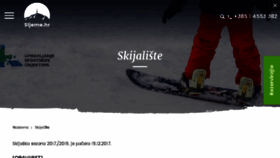 What Sljeme-skijanje.com website looked like in 2018 (5 years ago)