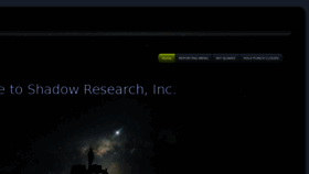 What Shadowresearch.com website looked like in 2018 (5 years ago)