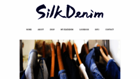 What Silkdenim.us website looked like in 2018 (5 years ago)
