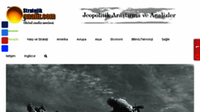 What Stratejikanaliz.com website looked like in 2018 (5 years ago)
